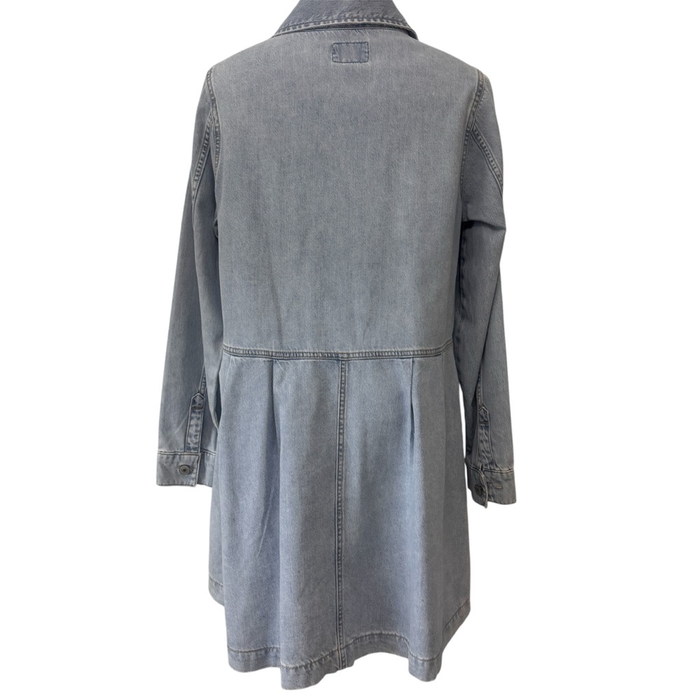 American Eagle Outfitters Light Blue Long Sleeve Dress - Picture 4 of 10